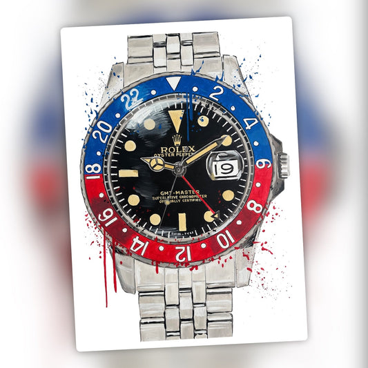 Vintage Pepsi 1966 Gilt Dial