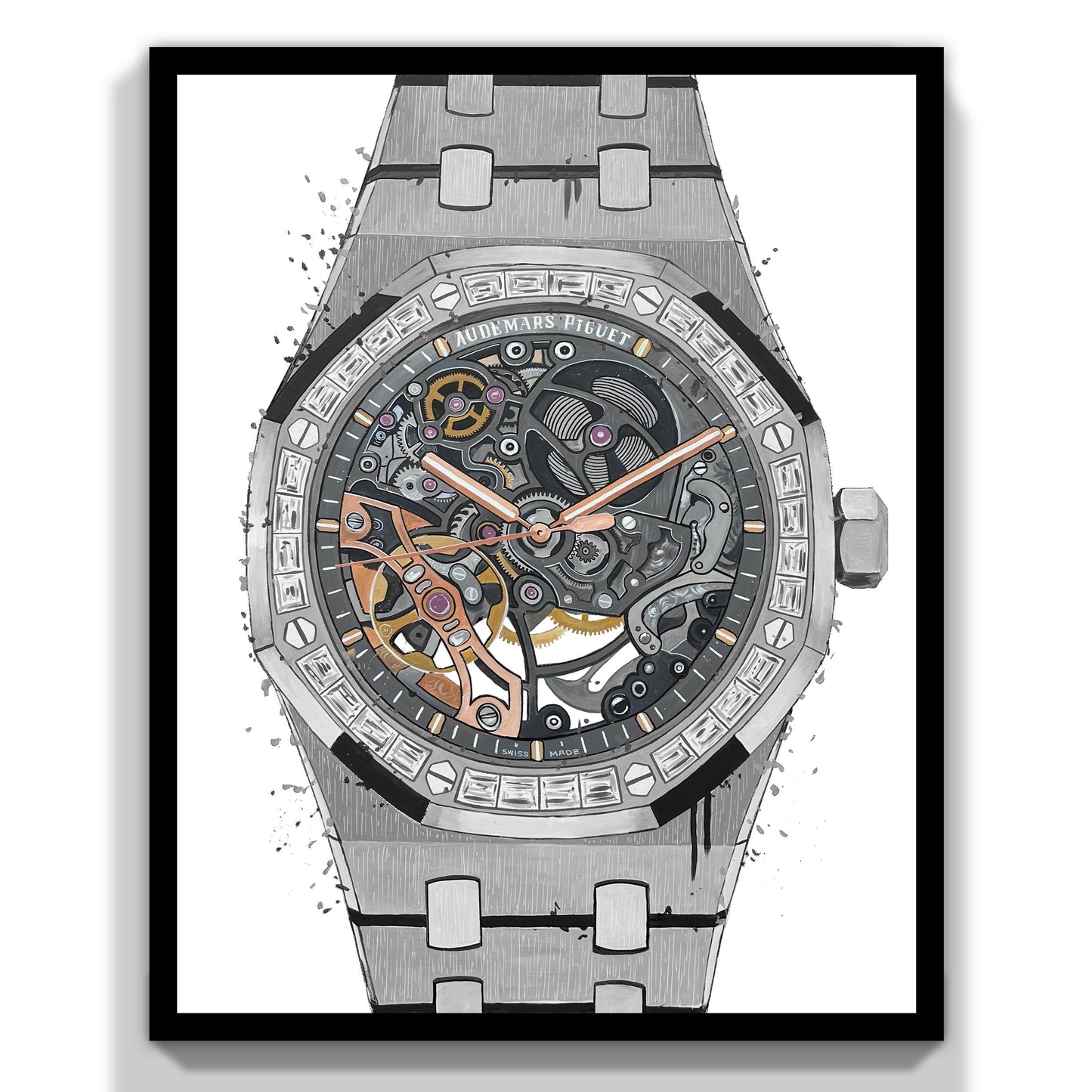 AP Steel Skeleton Diamonds