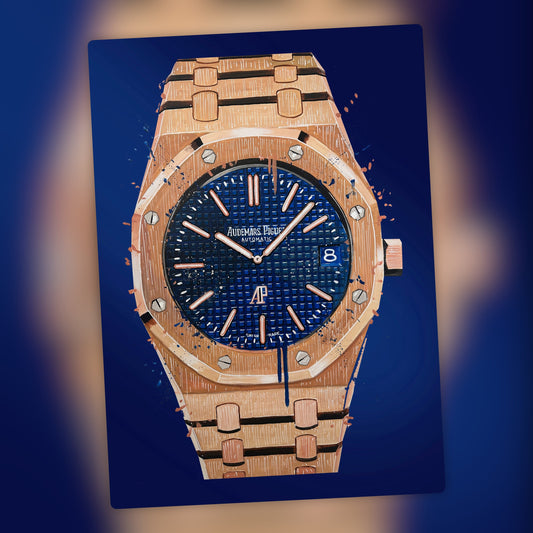 AP Royal Oak Rose Blue Special Edition