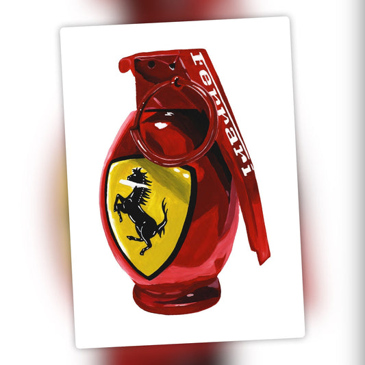 Red Ferrari Grenade (080)