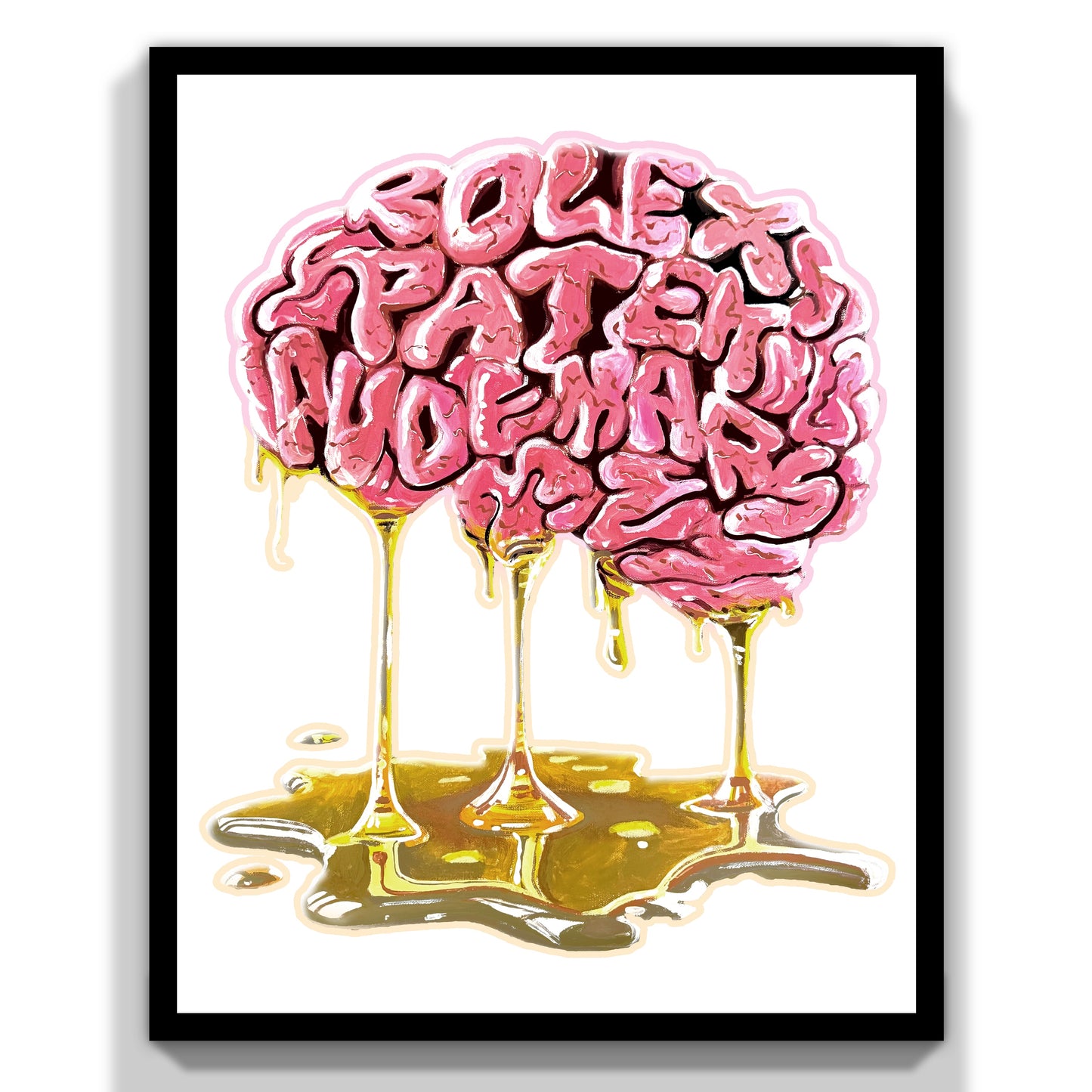 Watches On The Mind Print