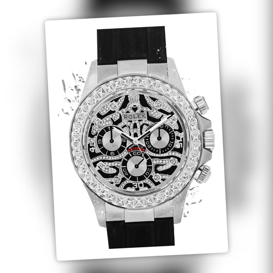 Eye of the Tiger White Gold