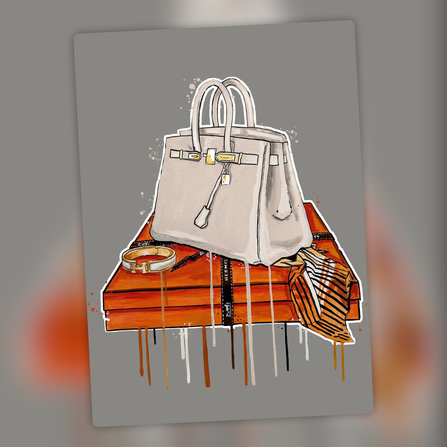 Birkin 25 Light Grey