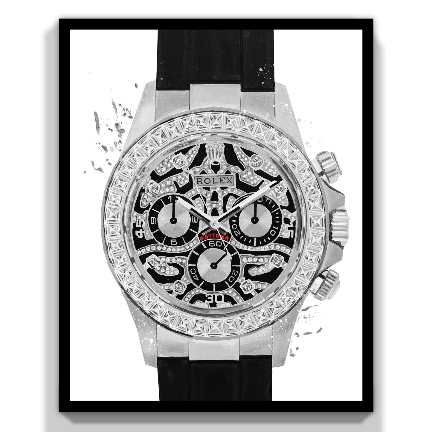 Eye of the Tiger White Gold