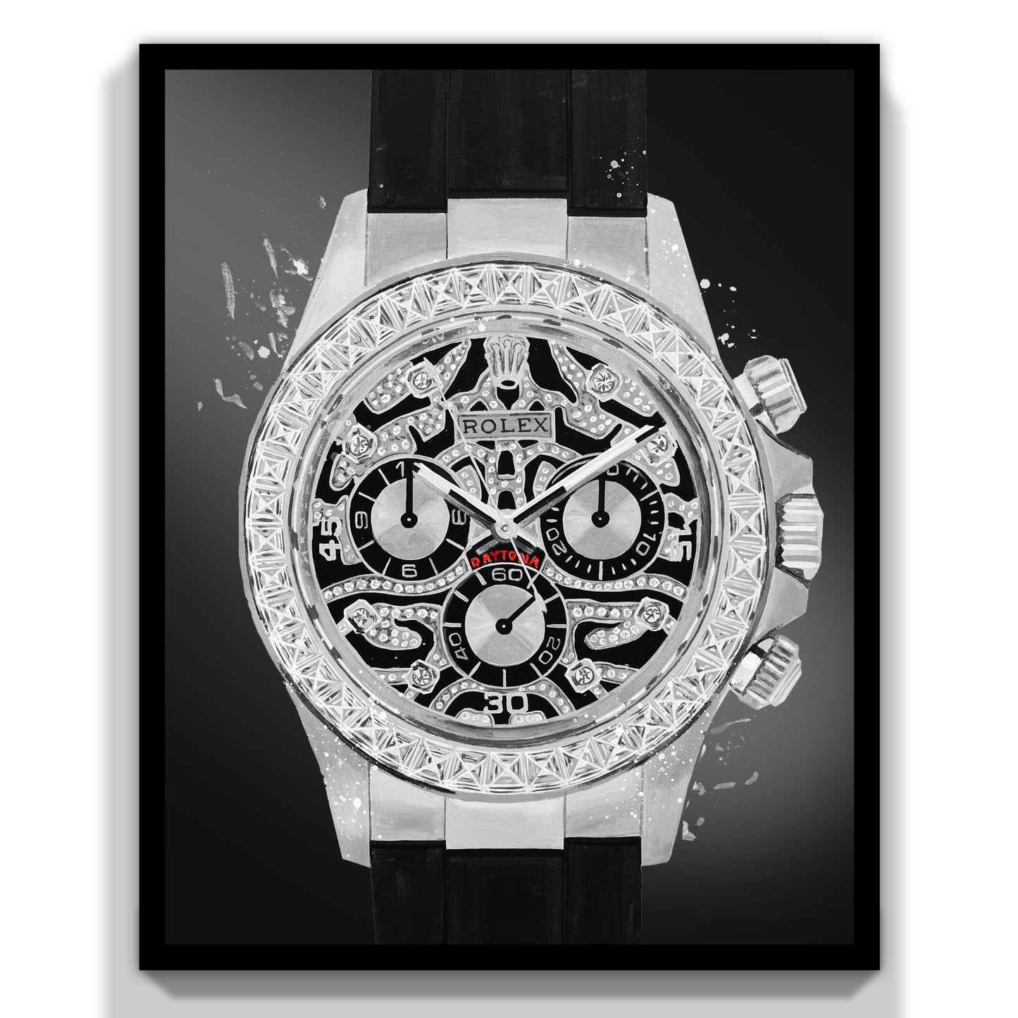 Eye of the Tiger White Gold