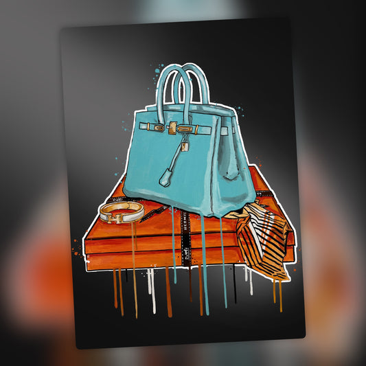 Birkin 25 Bleu Zephr