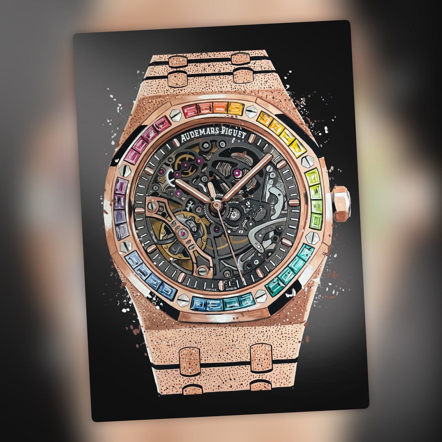 Rose Frosted Rainbow