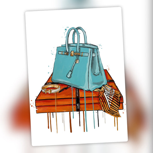 Birkin 25 Bleu Zephr